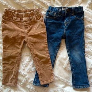 18-24 Mo Baby Gap and OshKosh skinny jeans bundle